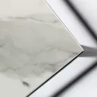 Stoneware Coffee Table and Steel Base Made in Italy - Birba Viadurini