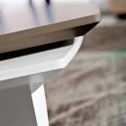 Coffee Table in Lacquered Mdf with Swivel Top Made in Italy - Lisa Viadurini