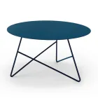 Coffee Table in Colored Metal and 3 Sizes, Made in Italy - Magali Viadurini