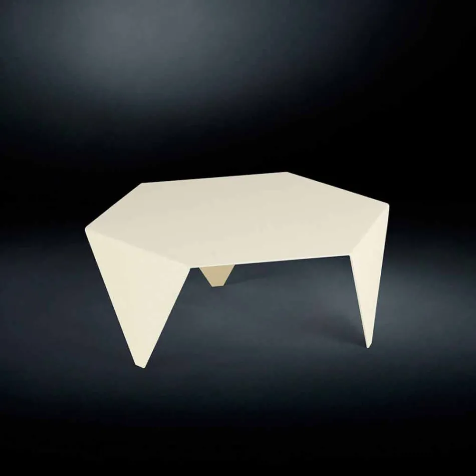 Metal coffee table in laser cut Ruche Viadurini