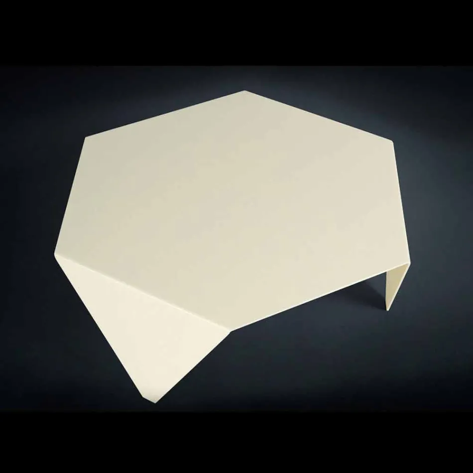 Metal coffee table in laser cut Ruche Viadurini