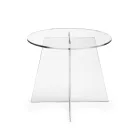 Plexiglass coffee table with different finishes made in Italy - Aurora Viadurini
