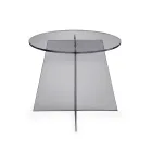 Plexiglass coffee table with different finishes made in Italy - Aurora Viadurini