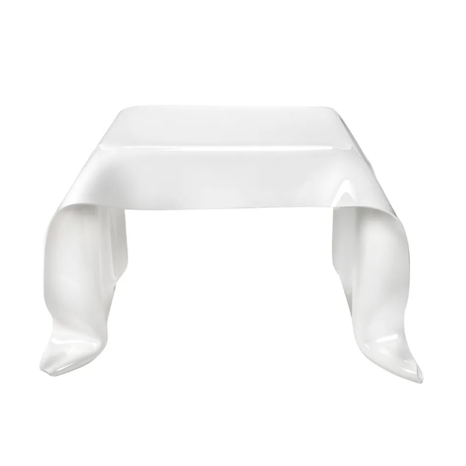 Hand-Drapped Plexiglass Coffee Table Made in Italy - Pippo Viadurini