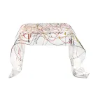 Hand-Drapped Plexiglass Coffee Table Made in Italy - Pippo Viadurini
