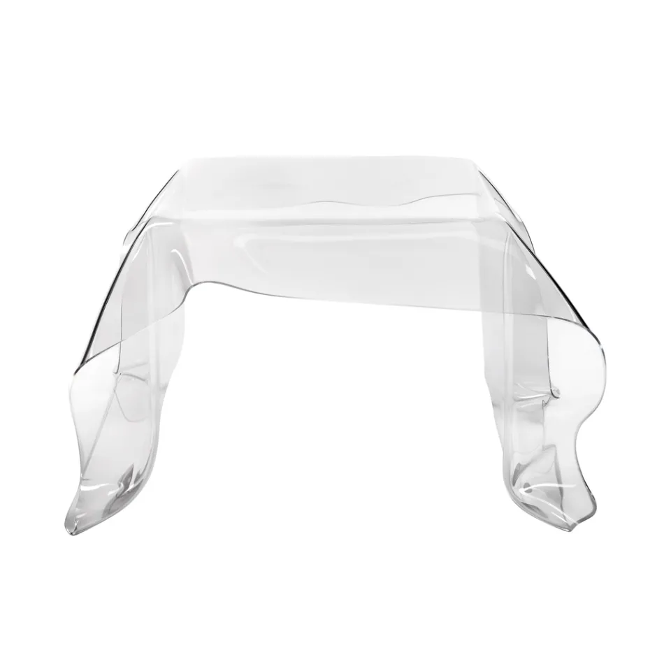 Hand-Drapped Plexiglass Coffee Table Made in Italy - Pippo Viadurini