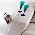 Coffee table in transparent PMMA design Quero Vas Viadurini