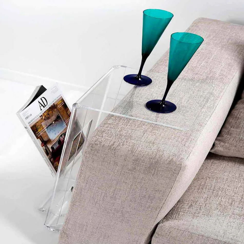 Coffee table in transparent PMMA design Quero Vas Viadurini