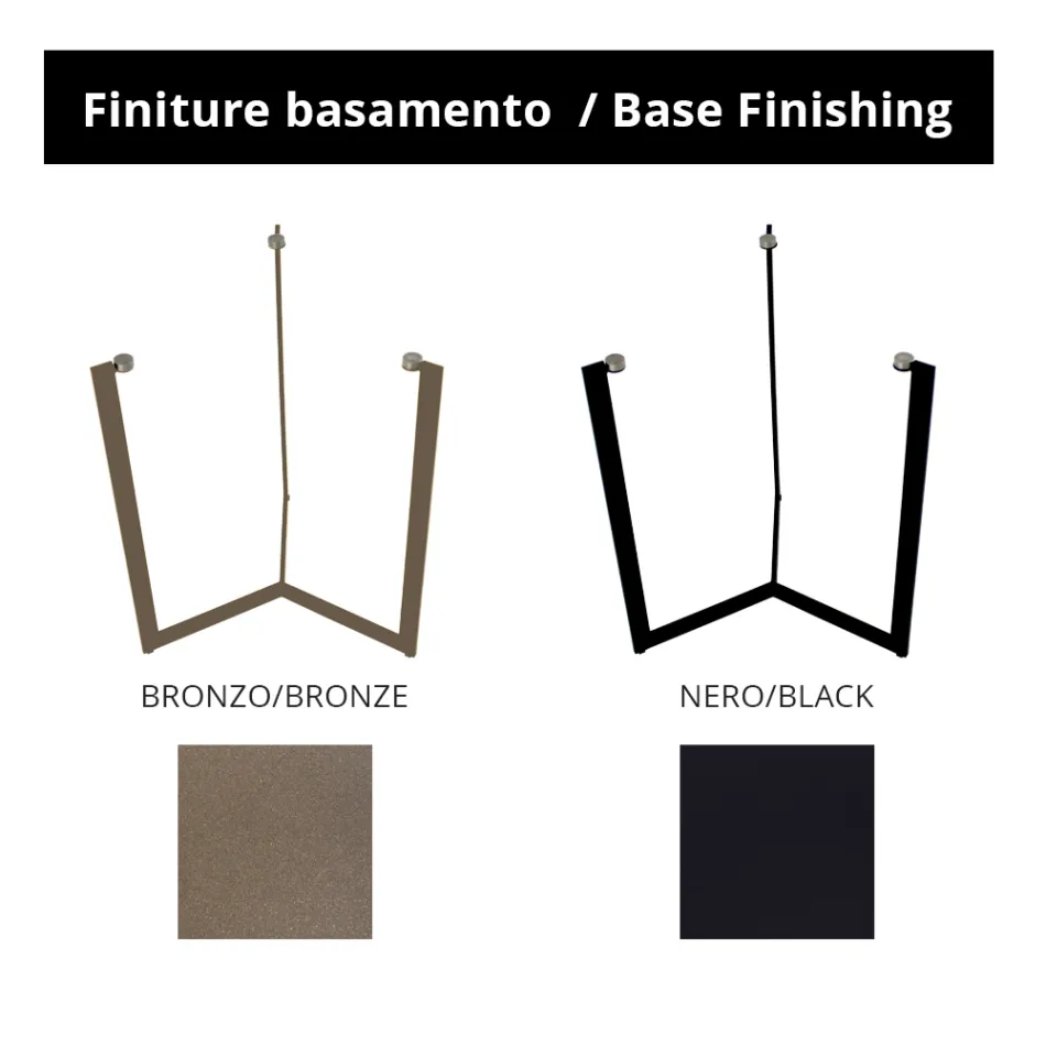 Glass Coffee Table with Steel Base Made in Italy - Aspira Viadurini