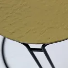 Glass Coffee Table and Round Base Made in Italy - Tullia Viadurini