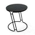 Glass Coffee Table and Round Base Made in Italy - Tullia