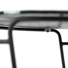 Glass Coffee Table and Round Base Made in Italy - Tullia Viadurini