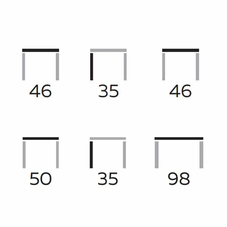 Modern Coffee Table in Gres and Beech Wood Made in Italy - Titanic Viadurini