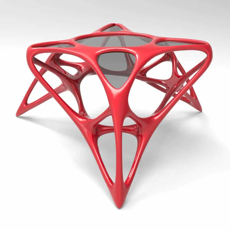 Modern coffee glass lounge and Adamantx® Lunar Table # 2 Viadurini