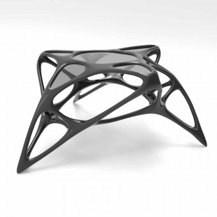 Modern coffee glass lounge and Adamantx® Lunar Table # 2 Viadurini