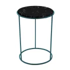 Modern Round Coffee Table in High Quality Metal and Marble - Raphael Viadurini