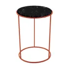 Modern Round Coffee Table in High Quality Metal and Marble - Raphael Viadurini