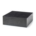 Square Coffee Table in Black Fossil Stone - Florida