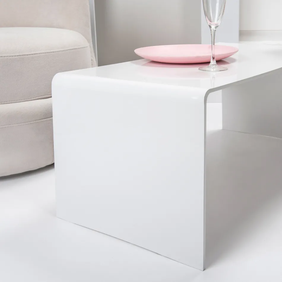 Coffee Table Made of Plexiglass Made in Italy - Jasmine Viadurini