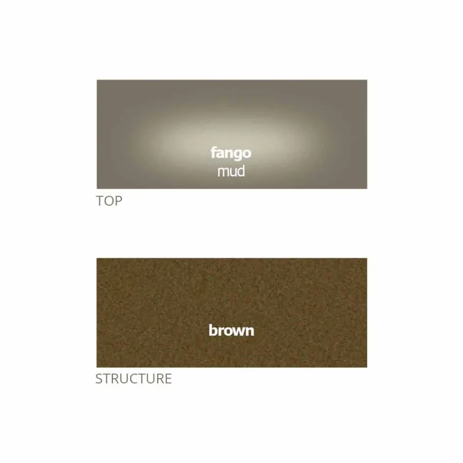 Round Coffee Table with Crystal Top Made in Italy - Indio Viadurini