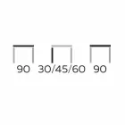 Round Coffee Table in Gres and Modern Metal Made in Italy - Albert Viadurini