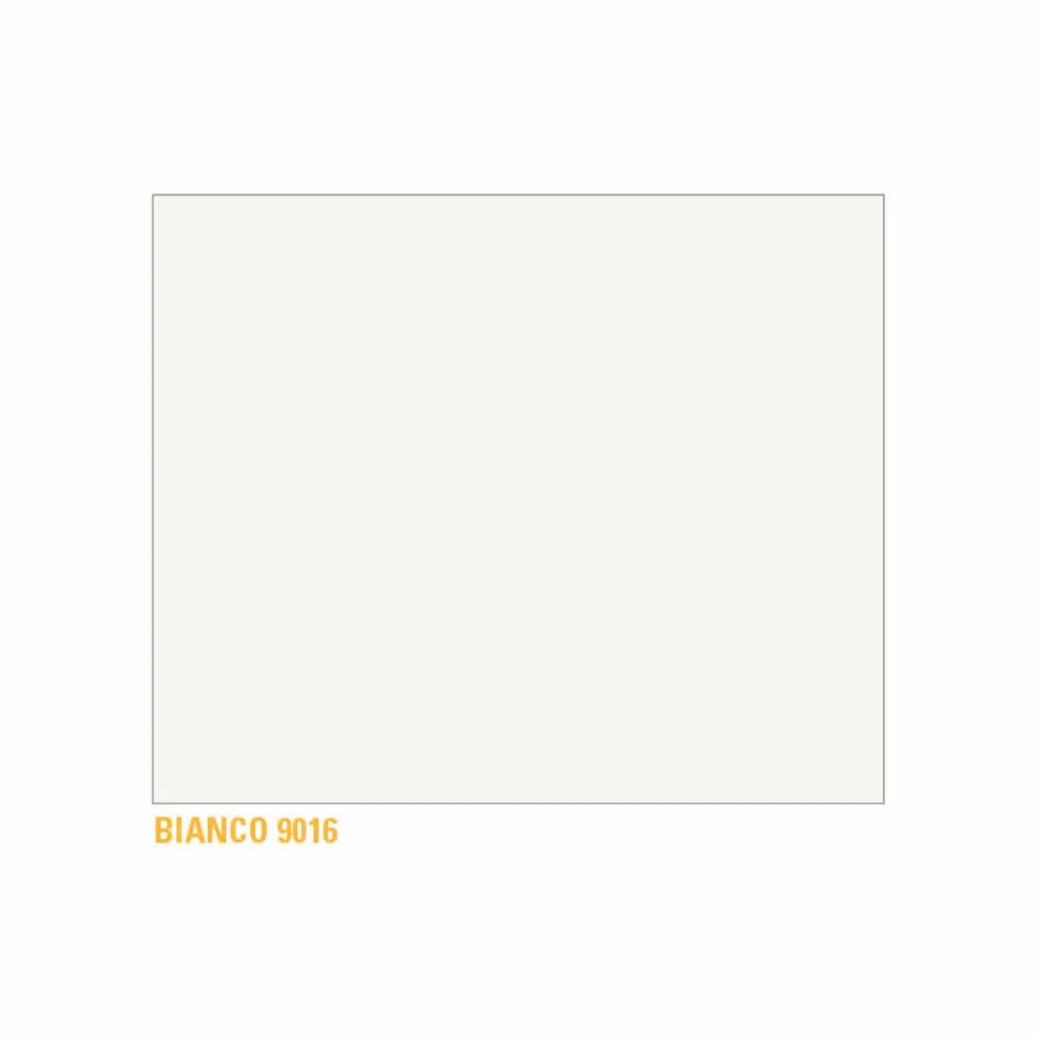 Luxury Round Coffee Table in Painted Metal Made in Italy - Mina Viadurini