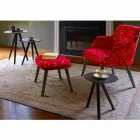 Round Coffee Table in Black Grey Lacquered Wood Made in Italy - Stuttgart Viadurini