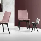 Round Coffee Table in Black Grey Lacquered Wood Made in Italy - Stuttgart Viadurini