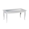 Lounge coffee table with glass noticeboard Made in Italy - Demetra