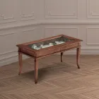 Lounge coffee table with glass noticeboard Made in Italy - Demetra Viadurini