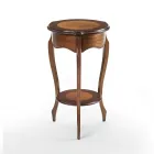 Lounge Coffee Table with Patinated Cherry Inlay Made in Italy - Irno Viadurini