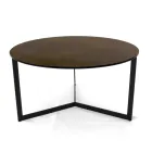 Coffee Table in Steel and Porcelain Stoneware Made in Italy - Aspira Viadurini