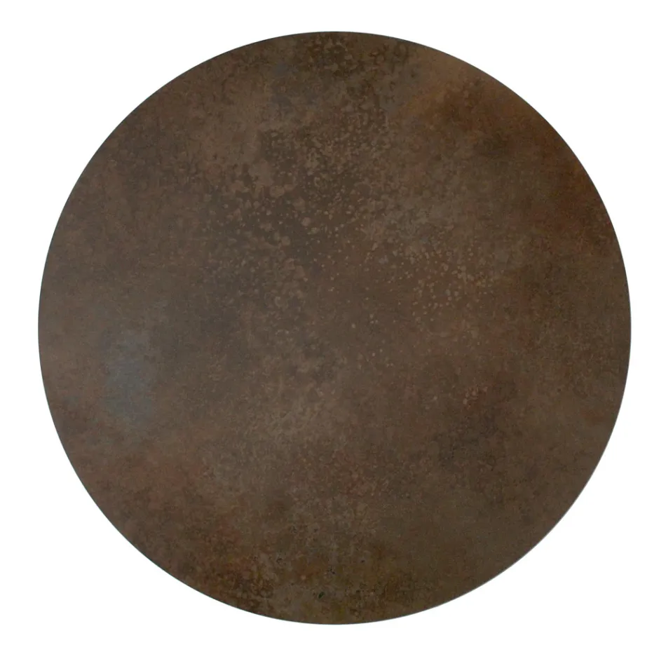 Coffee Table in Steel and Porcelain Stoneware Made in Italy - Aspira Viadurini