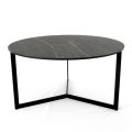 Steel and Porcelain Stoneware Coffee Table Made in Italy - Aspira