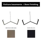 Coffee Table in Steel and Glass Made in Italy - Aspira Viadurini