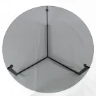 Coffee Table in Steel and Glass Made in Italy - Aspira Viadurini