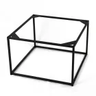 Stoneware and Steel Coffee Table Made in Italy - Birba Viadurini