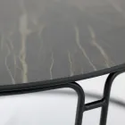 Coffee Table Round Top and Base Made in Italy - Tullia Viadurini