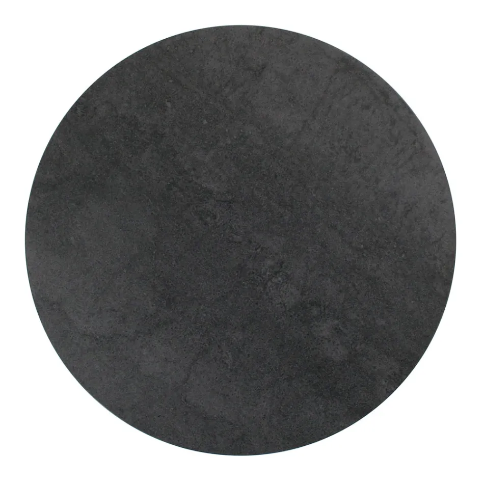 Round Coffee Table with Porcelain Stoneware Top Made in Italy - Paini Viadurini