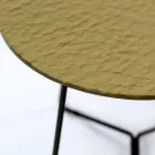 Round Coffee Table with Glass Top Made in Italy - Paini Viadurini