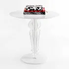 Classic design coffee table, in H 64cm acrylic glass, Cles Viadurini