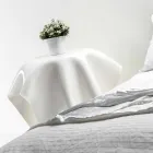 Contemporary white plexiglass design table Otto, made in Italy Viadurini