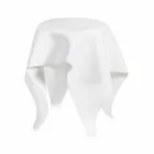 Contemporary white plexiglass design table Otto, made in Italy Viadurini