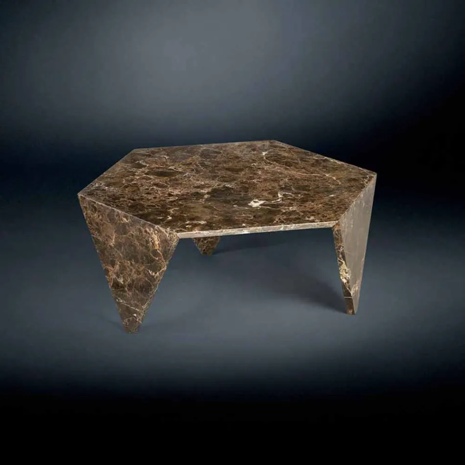 Fully Marble Side Table Ruche Viadurini