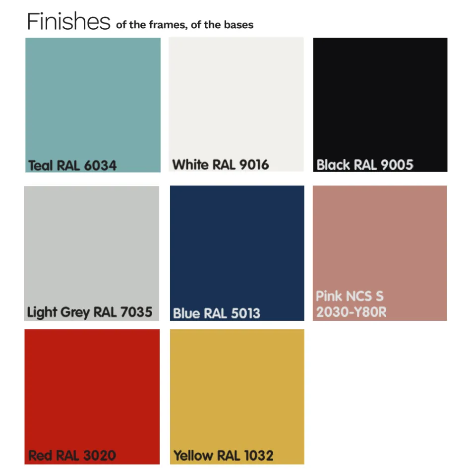 Round Outdoor Coffee Table in HPL with Metal Base Made in Italy - Makino Viadurini