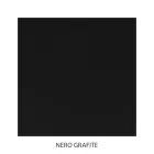 Coffee table in Graphite Black Tubular Iron Made in Italy - Riga Viadurini