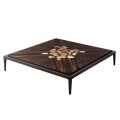 Grilli Zarafa modern design solid wood coffee table made in Italy