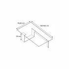 Modern Design Extralight Glass Coffee Table Made in Italy - Scoby Viadurini