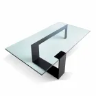 Modern Design Extralight Glass Coffee Table Made in Italy - Scoby Viadurini