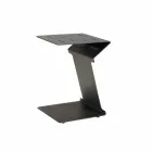 Side Table for Sofa for Outdoor in White or Black Aluminium - Denix Viadurini